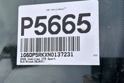 2022 Cadillac CT5 Sport