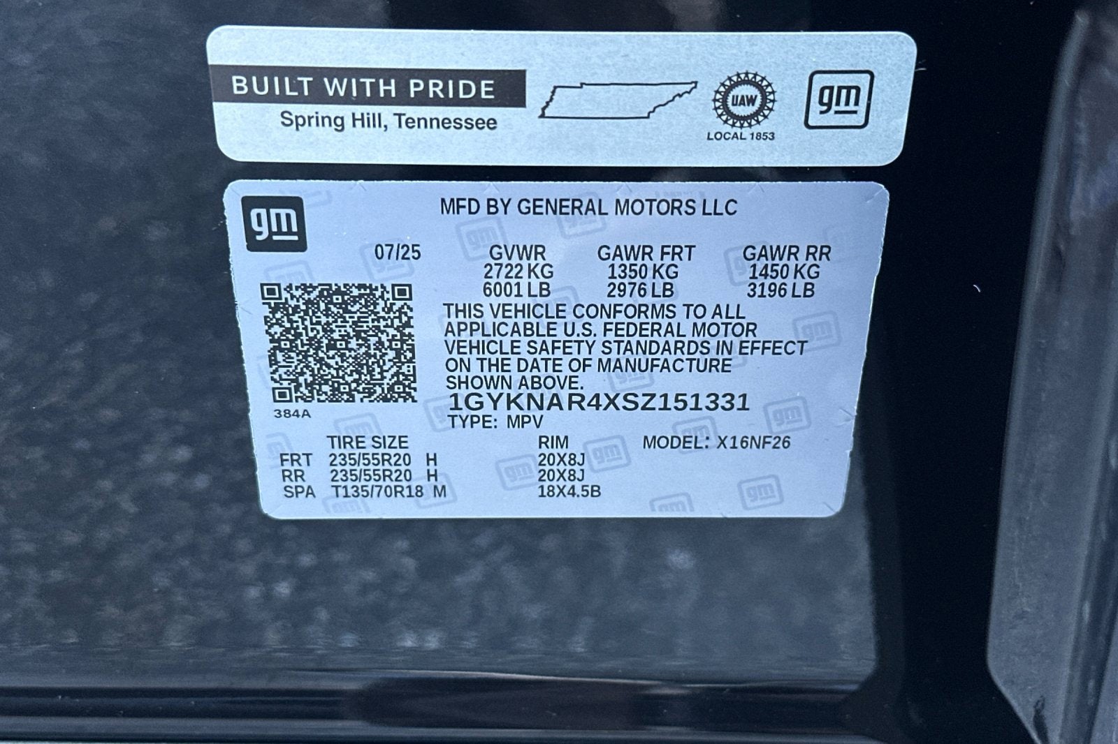 2025 Cadillac XT5 Luxury