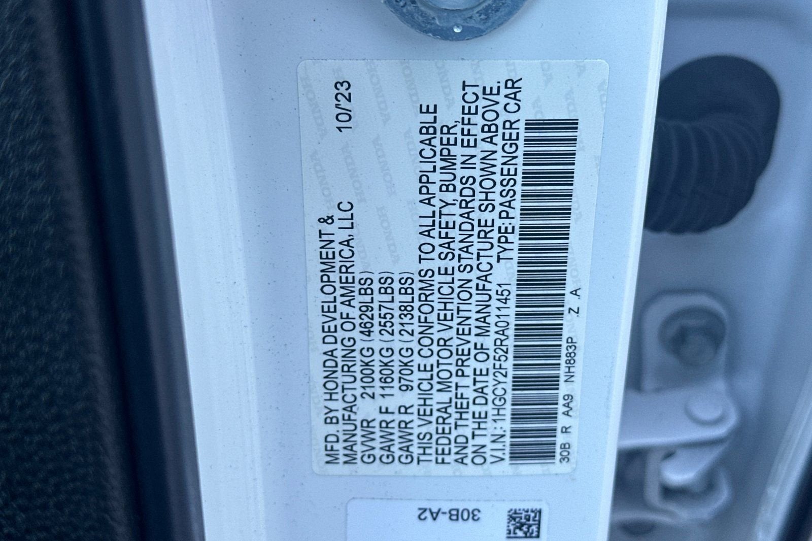 2024 Honda Accord Hybrid Sport