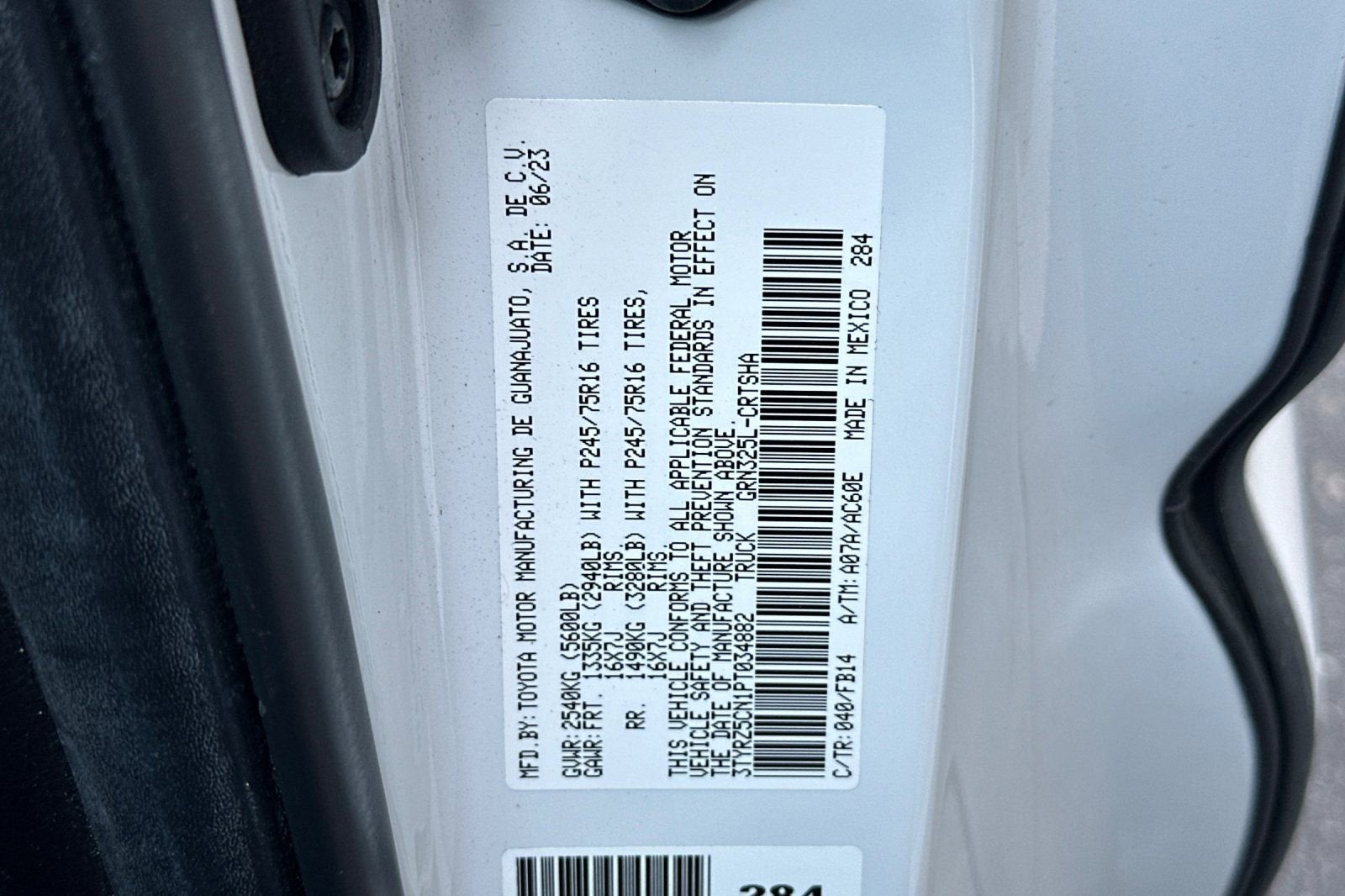 2023 Toyota Tacoma SR V6