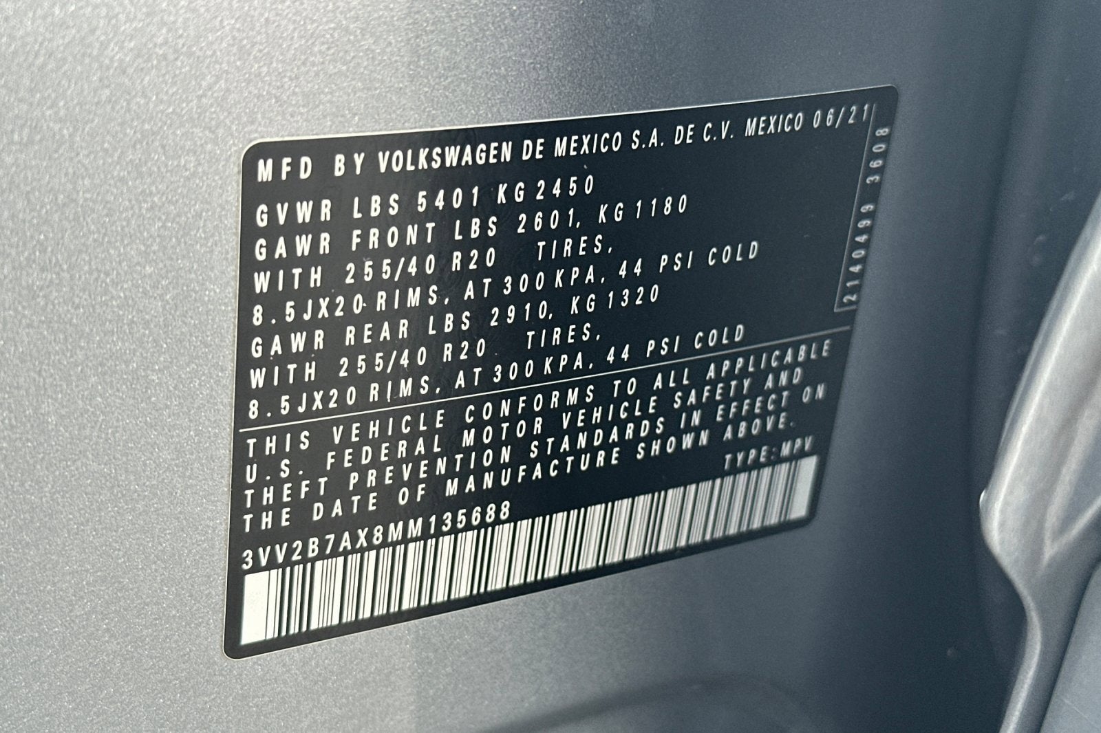 2021 Volkswagen Tiguan 2.0T SE R-Line Black