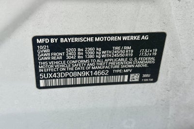 2022 BMW X3 sDrive30i