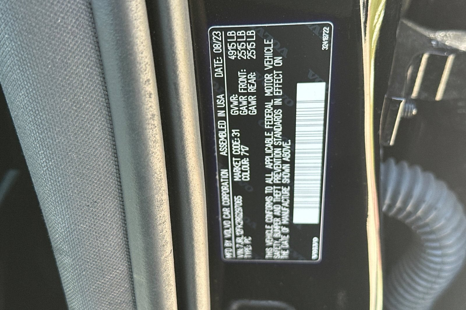 2024 Volvo S60 Core Dark Theme