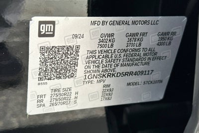 2024 Chevrolet Tahoe RST