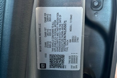 2022 GMC Canyon Elevation