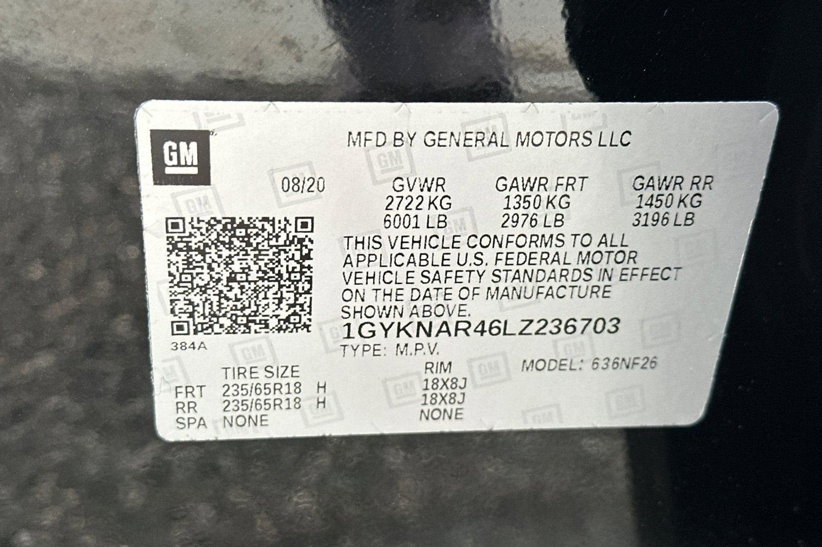 2020 Cadillac XT5 Luxury