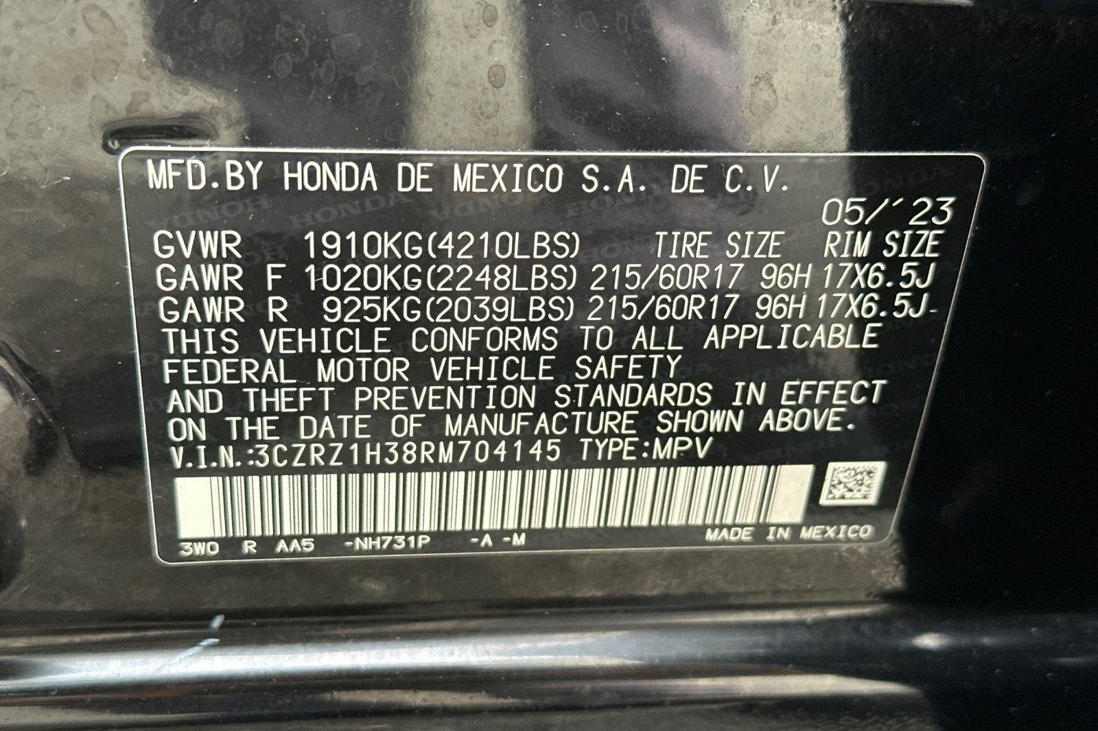 2024 Honda HR-V LX