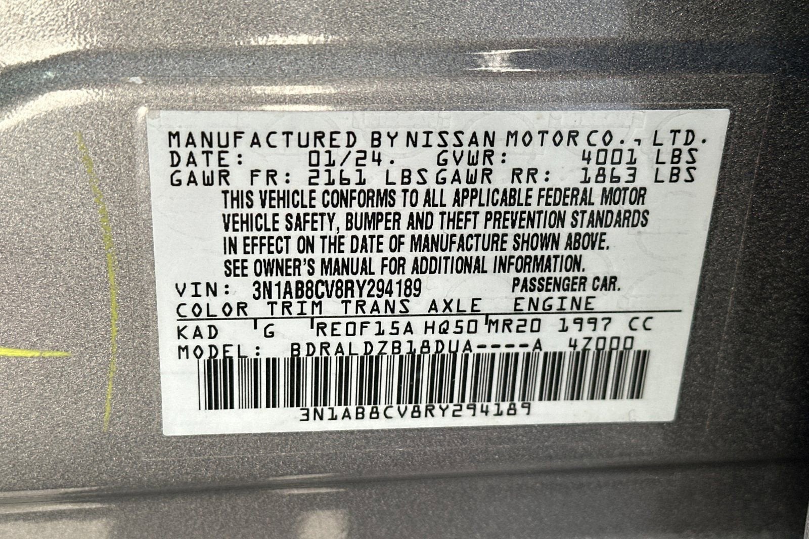 2024 Nissan Sentra SV