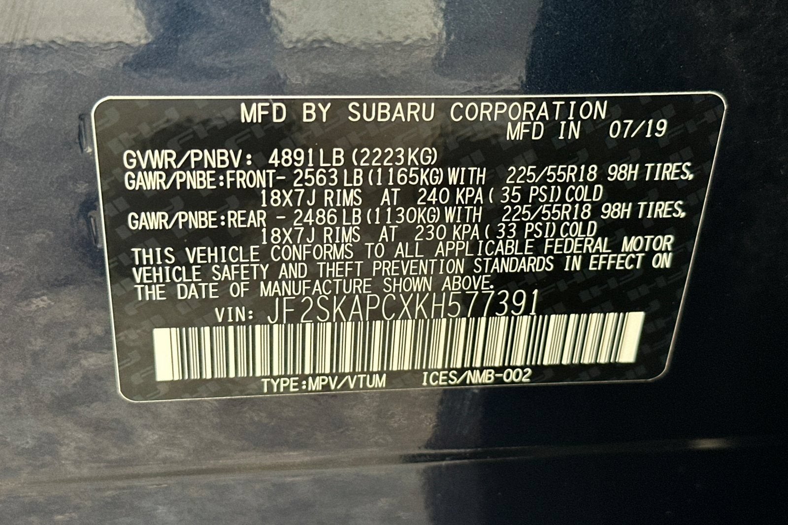 2019 Subaru Forester Sport