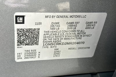 2021 Chevrolet Tahoe RST