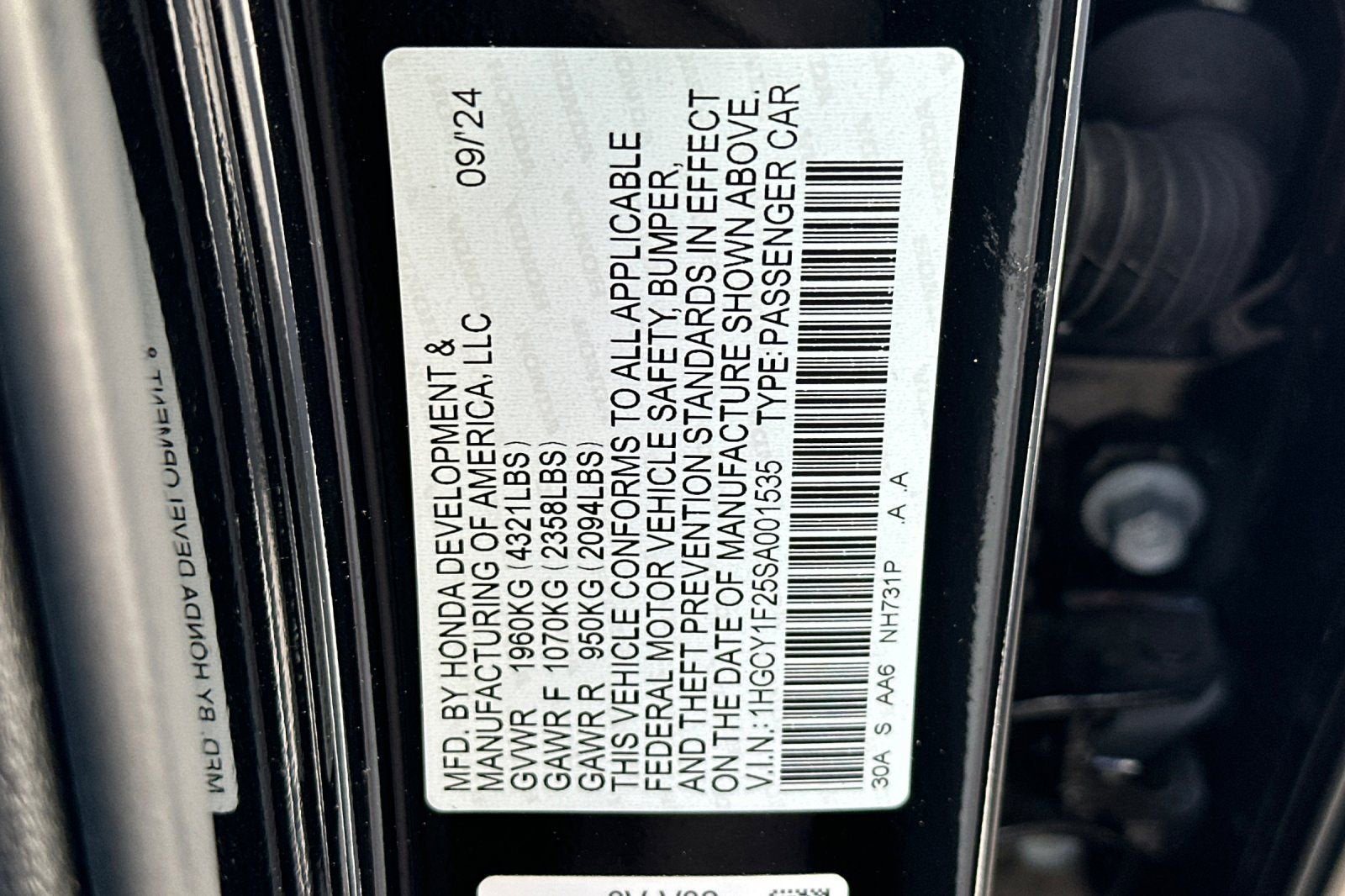 2025 Honda Accord Sedan LX