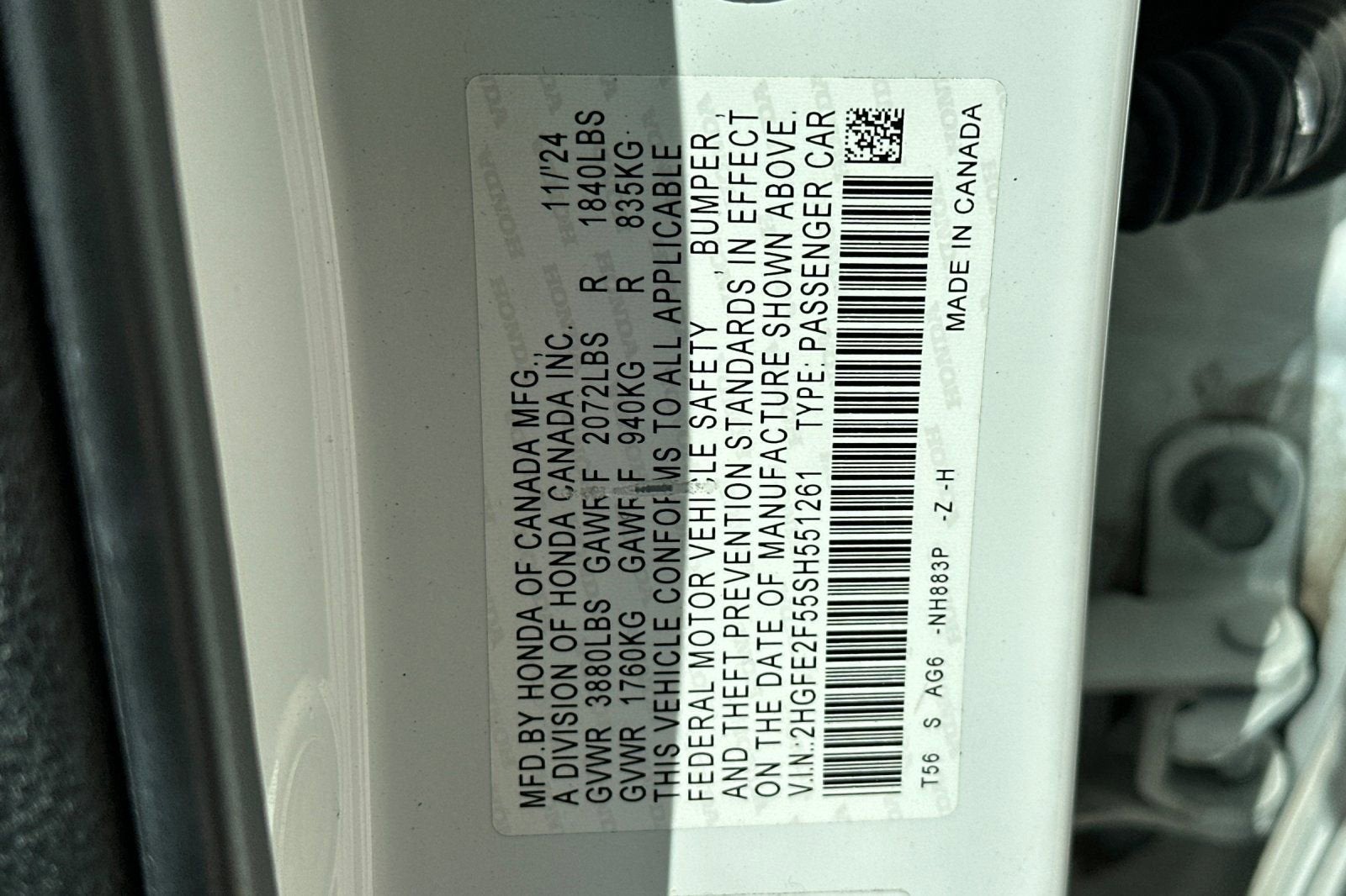 2025 Honda Civic Sedan Sport