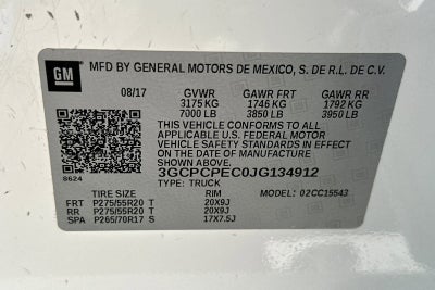 2018 Chevrolet Silverado 1500 Custom