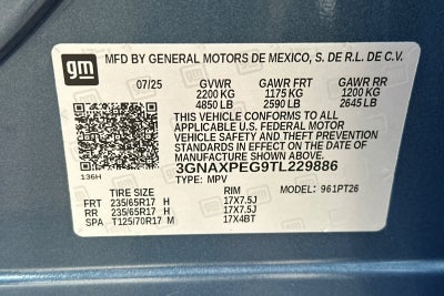 2026 Chevrolet Equinox LT