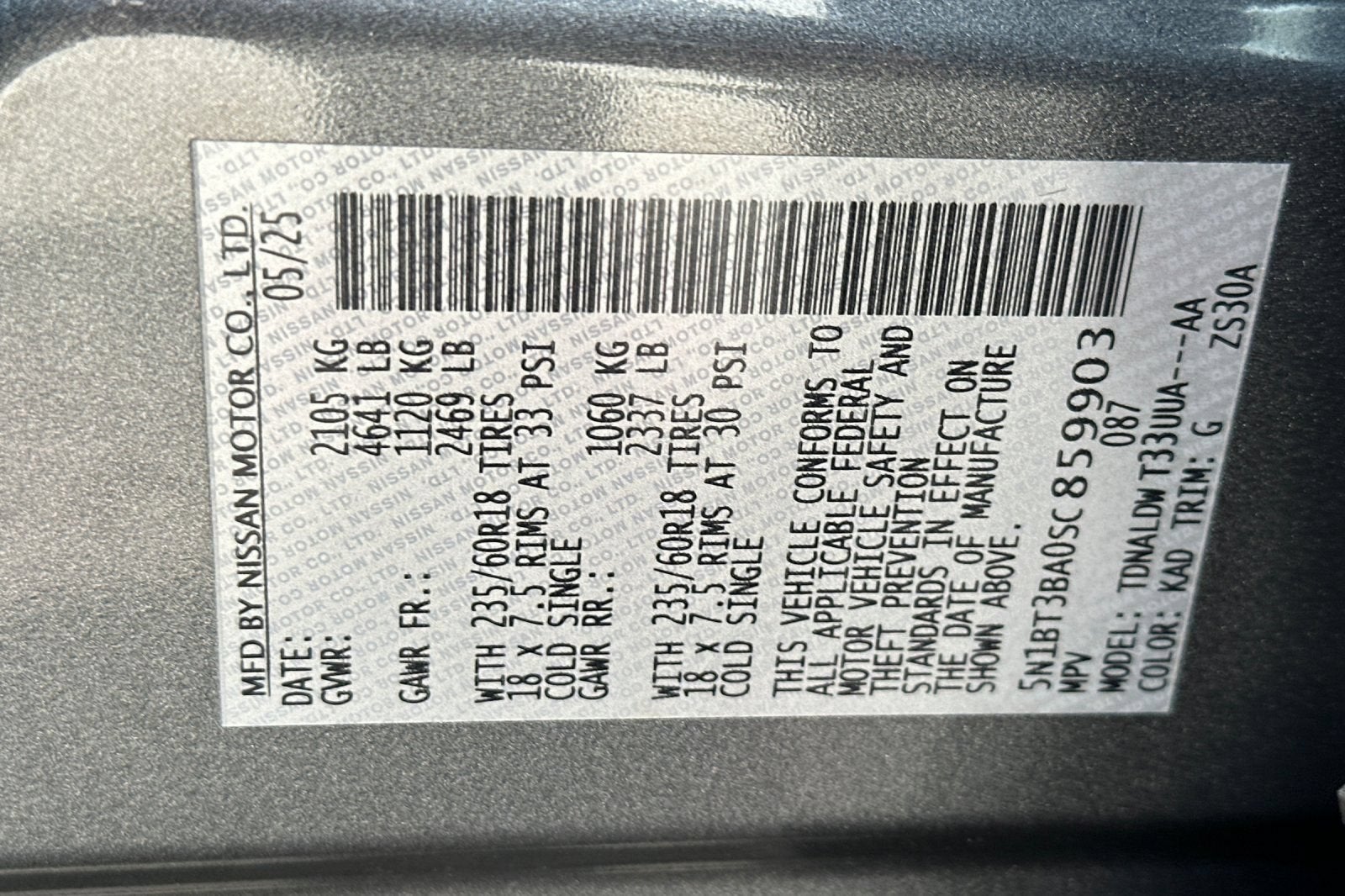 2025 Nissan Rogue SV