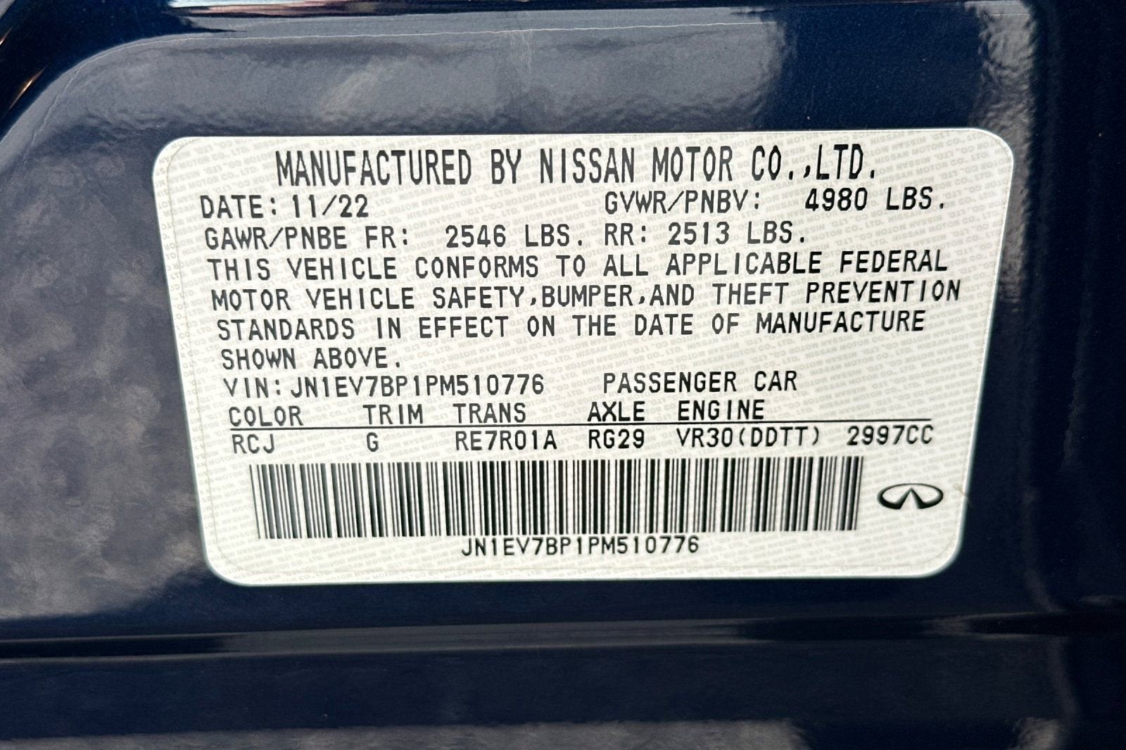 2023 INFINITI Q50 LUXE