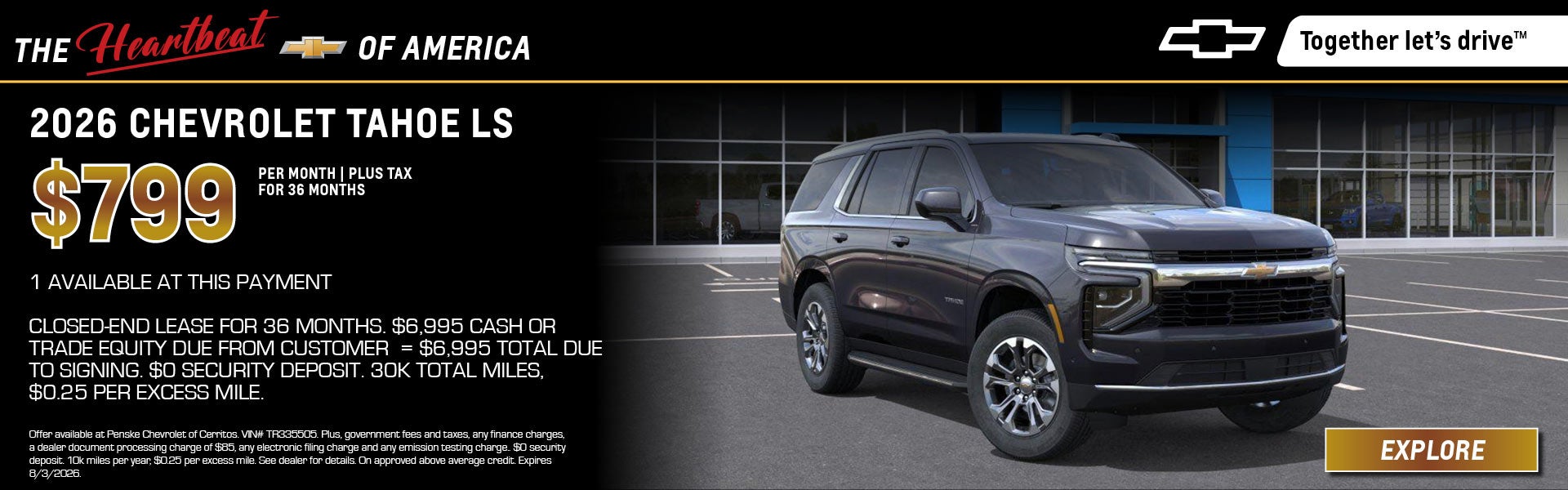 2026 Chevrolet tahoe LS