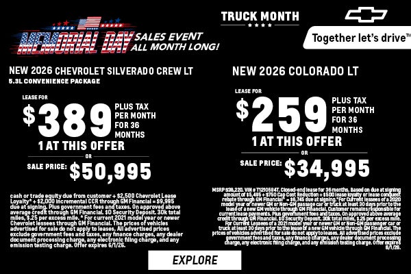 Memorial Day Sales Event