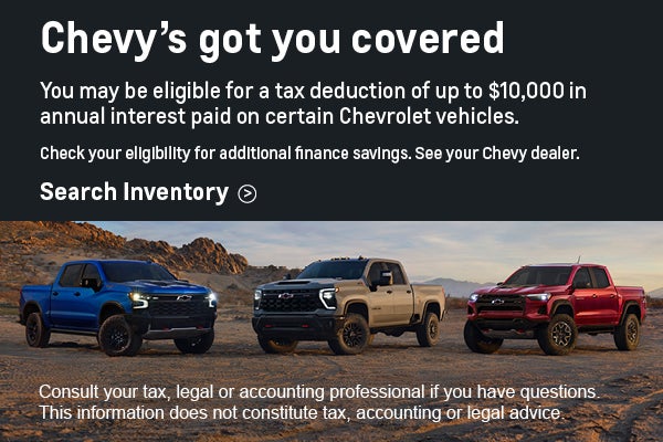 Chevy's got you covered